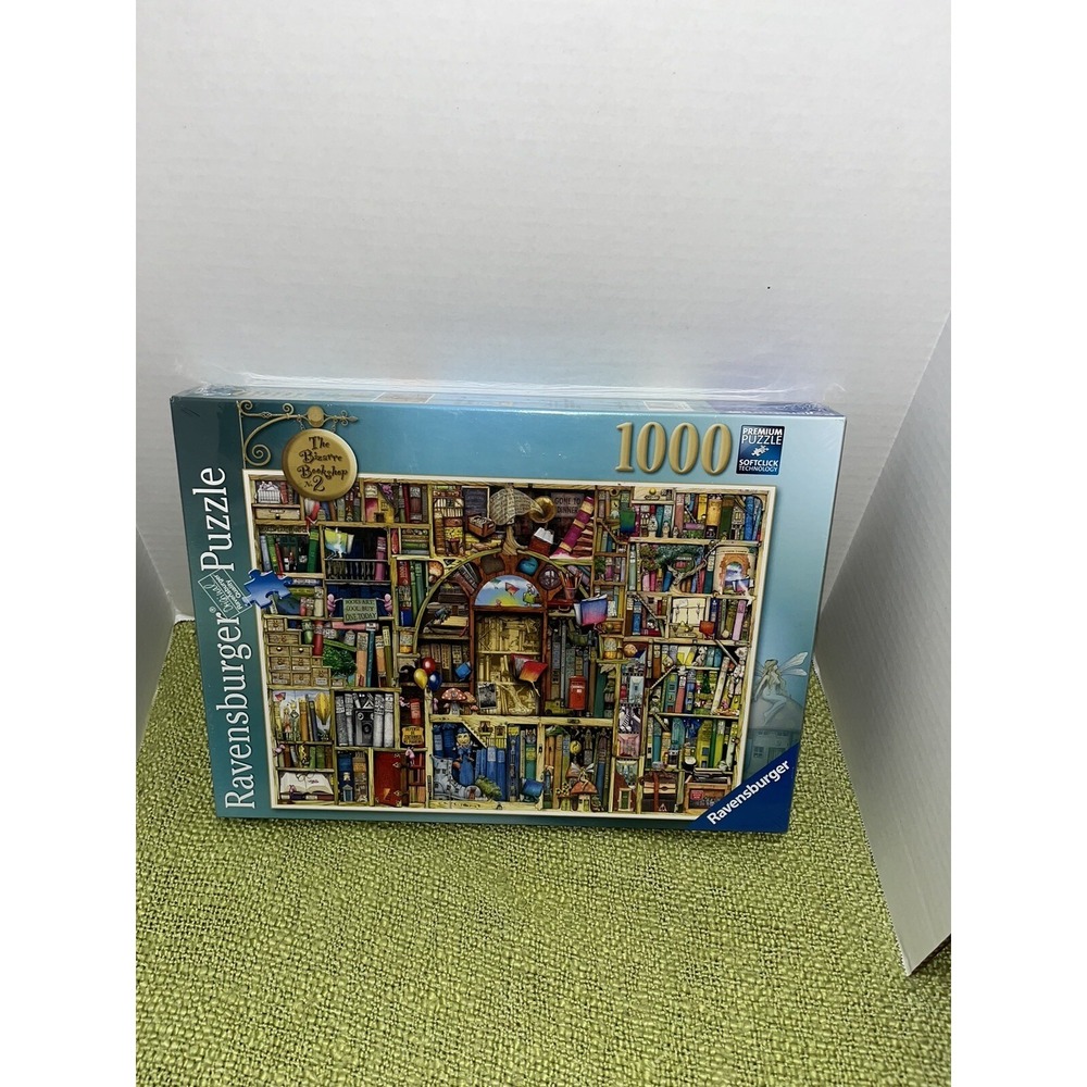 Ravensburger Jigsaw Puzzle 1000 Pieces Bizarre Bookshop #2, New Sealed
